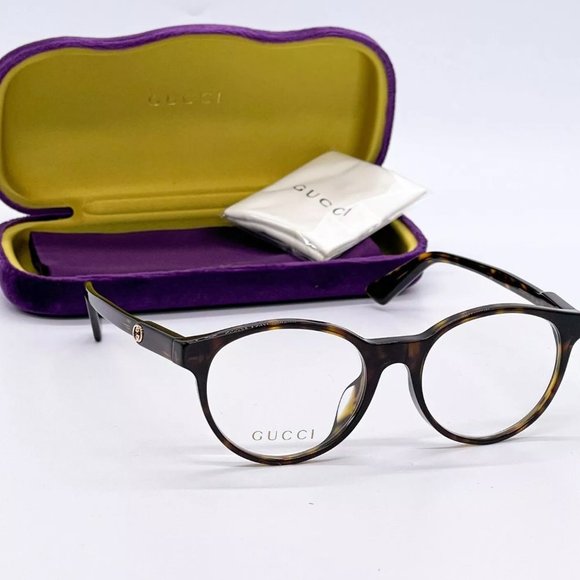 Sale! New Gucci 49mm Women's Havana Eyeglasses! - Picture 4 of 8